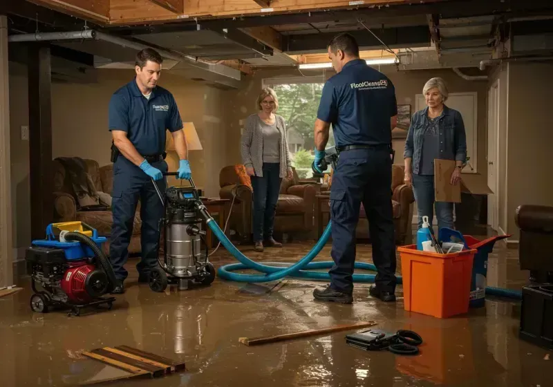 Basement Water Extraction and Removal Techniques process in Bradley Gardens, NJ